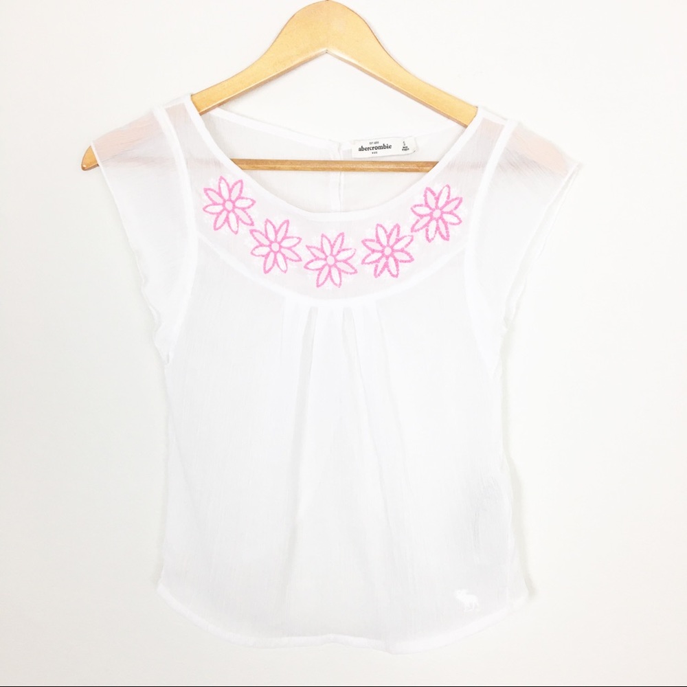 Abercrombie White Blouse S